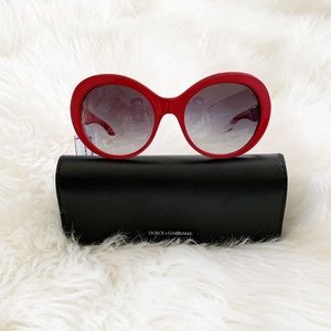 Red Dolce & Gabbana Sunglasses